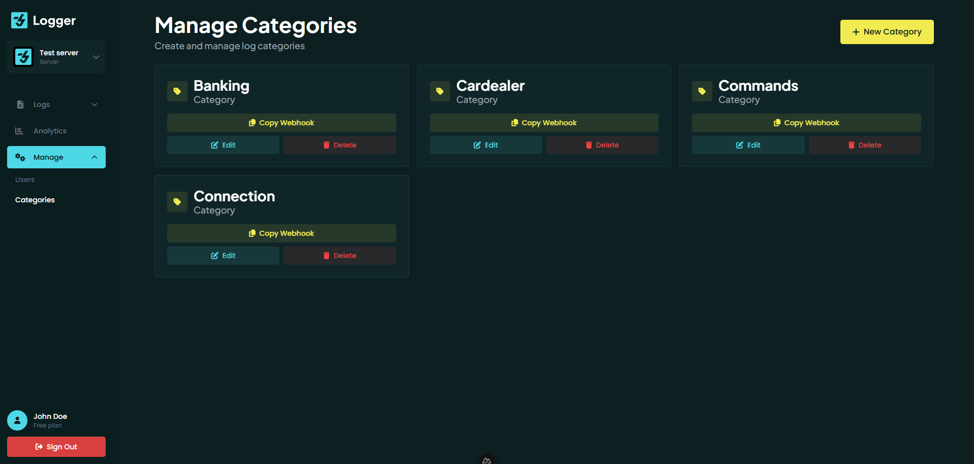 Server Management Interface